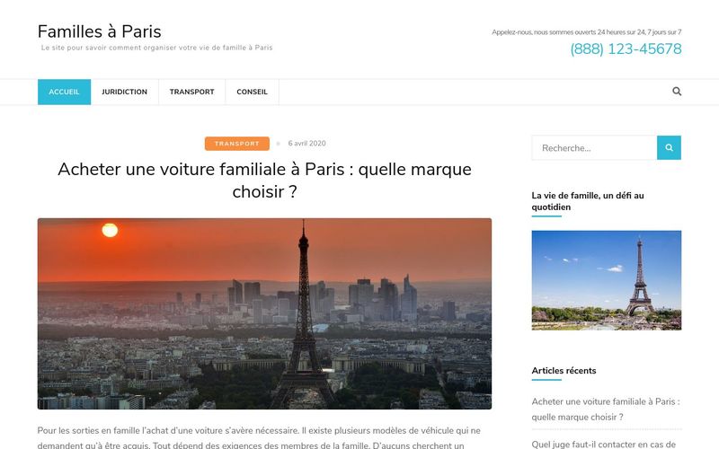 Familles à Paris - Le site pour savoir comment organiser votre vie de famille à Paris